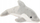 Lodër pelushi Beppe Zoo Dolphin 13725, 13cm, gri