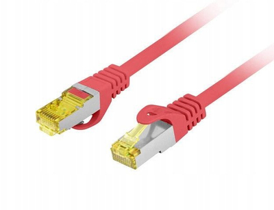 Kabllo rrjeti LANBERG PCF6A-10CU-1000-R, CAT 6a S/FTP, 10m, e kuqe