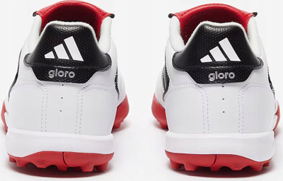 Këpucë futbolli Adidas Copa Gloro II TF IH8268, për bar sintetik, të bardha me të kuqe