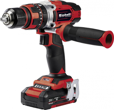 Trapano kaçavidë me bateri Einhell TE-CD 18/48 Li-i, 18V, 2x bateri 2Ah, e kuqe