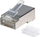 Konektor rrjeti Pro Line Cat6 RJ45 STP, 90 copë, gri