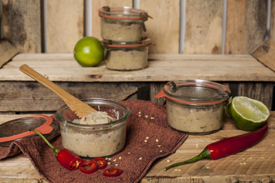 Set kavanozësh qelqi Weck Sturz, 290ml, 6 copë, xham i pastër