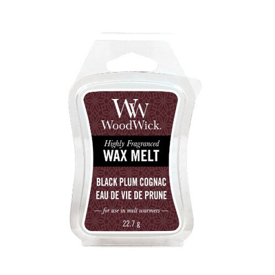 Dyll aromatik WoodWick Black Plum Cognac 22.7 g