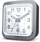 Ora alarmi Mebus 56988 Quartz, mekanizëm i qetë, snooze, gri