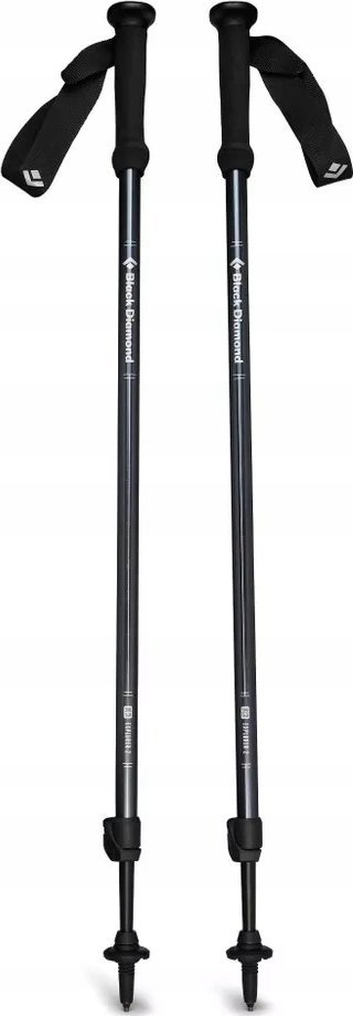 Shkopinj trekking Black Diamond Explorer 2, alumin, të rregullueshëm, blu e errët