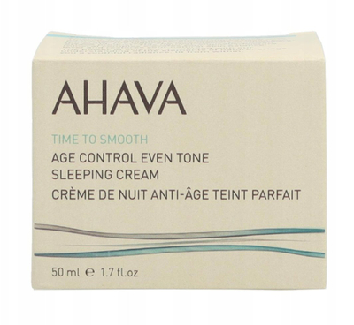 Krem nate Ahava Time To Smooth Age Control Even Tone, kundër rrudhave, unifikim toni, 50ml