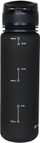 Shishe uji Kiro KI3026MB, plastike tritan, 500 ml, e zezë mat