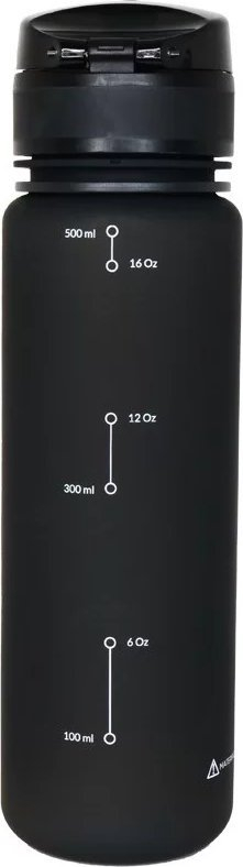 Shishe uji Kiro KI3026MB, plastike tritan, 500 ml, e zezë mat