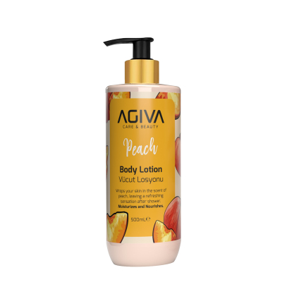 Losion për trup Agiva Peach, 500ml