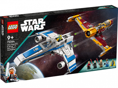 Lodër ndërtimi LEGO Star Wars Republic E Wing vs Shin Hati’s Starfighter, set ndërtimi, për fëmijë 9+