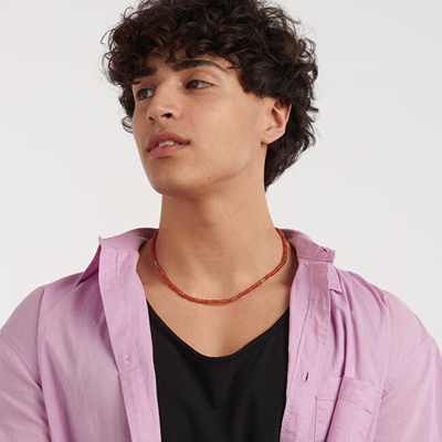 Varëse unisex S'Agapõ Madera beads SAD02, e kuqe