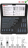Set ekstraktorësh bulonash KS Tools 150.1305, 25 copë, në kuti plastike, i zi