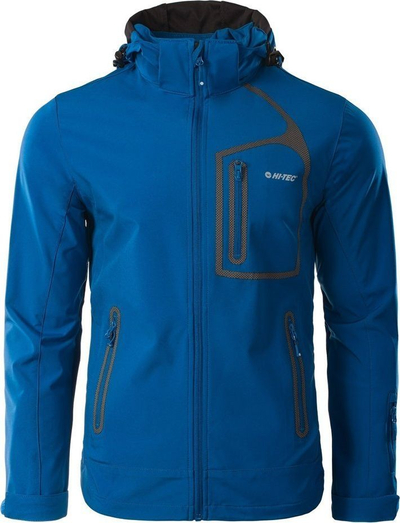Xhaketë softshell për burra Hi-Tec Nils, masa M, blu e errët