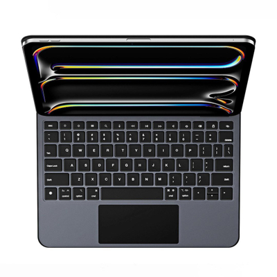 Tastierë DUX DUCIS MK Pro Series për iPad Pro 11 2025 2024, me trackpad, magnetike, e zezë
