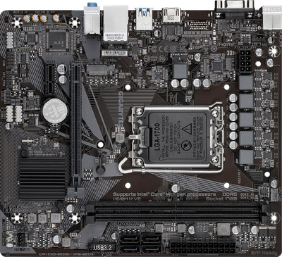 Pllakë amë Gigabyte, Intel H610, 64GB DDR5, Micro ATX