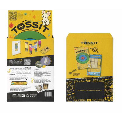 Loja me shenjë Tossit Target & Tic Tac Toe, me darts vakum