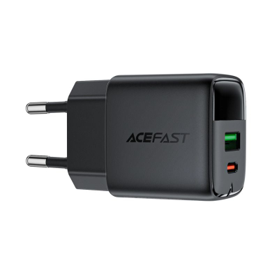 Karikues muri ACEFAST GaN 35W, USB C PD QC, me ekran LED, ngjyrë e zezë