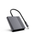 Adapter USB-C Cablexpert Gembird A-CM-DPHDMI-01, HDMI + DP, 4K 60Hz, gri me të zezë