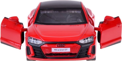 Maket metalik Audi RS e-tron GT, shkallë 1:36, me dritë edhe zë, i kuq