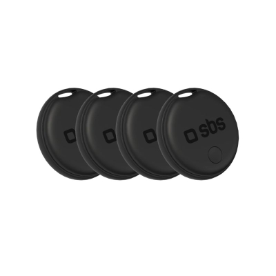 Gjetës universal SBS Track My Dual, set me 4 copë, me Bluetooth, i zi