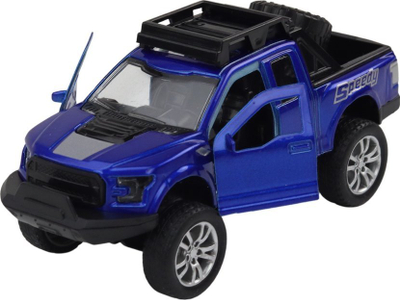 Makine lodër off road Leantoys MIX, die-cast metal, me rimorkio, ngjyra të përziera