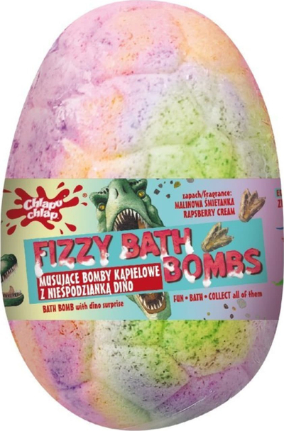 Bombë banjo Chlapu Chlap Fizzing Dinosaur Egg, për fëmijë, aromë oranxhadë