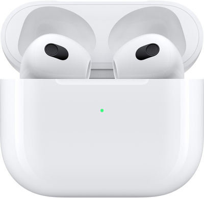 Слушалки Apple AirPods 2022 (трета генерација), со футрола за полнење