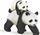 Figurë lodër Papo Wild Animal Kingdom Panda, PVC, e lyer me dorë, shumëngjyrëshe