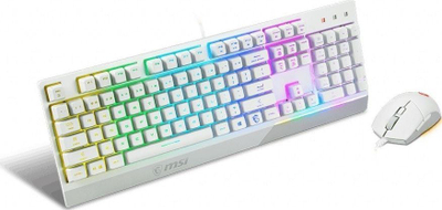 Set tastierë + maus MSI Vigor GK30, të bardhë