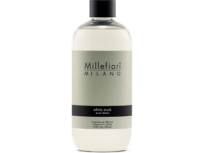 Rimbushje për shpërndarës arome Millefiori Milano Natural White Musk, 500 ml