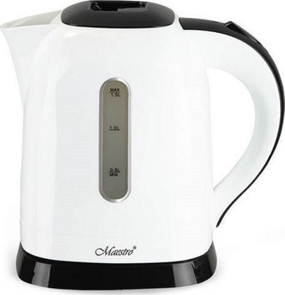 Ibrik elektrik Maestro MR-034, 1.5 L, i bardhë