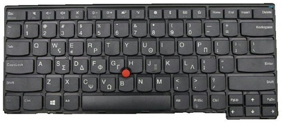 Tastierë Lenovo ThinkPad, layout grek, me TrackPoint, e zezë