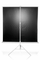 Ekran projekcioni Elite Screens me trekëmbësh, 119", 213 x 213 cm, i bardhë