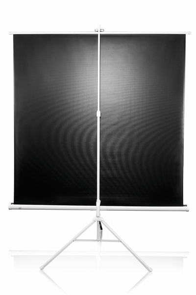 Ekran projekcioni Elite Screens me trekëmbësh, 119", 213 x 213 cm, i bardhë