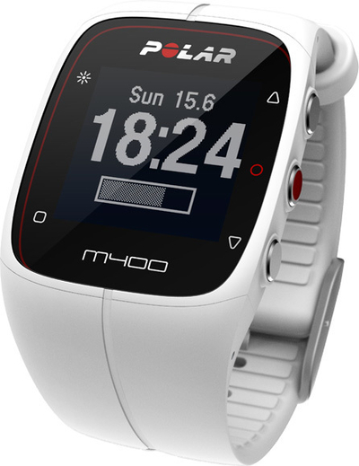 Matës aktiviteti Polar M400 HR, i bardhë
