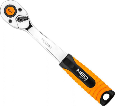 Çelës ratchet Neo 3/8", 90 dhëmbë, çelik CrV