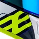 Helmeta Moto Cassida Aero Drome, blu/verdhë fluo/blu e çelët/e bardhë