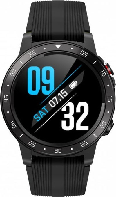 Smartwatch Maxcom FW37 Argon, ekran IPS me prekje, Bluetooth 5.0, ngjyrë e zezë