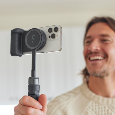 Selfie stick tripod ShiftCam SnapPod me telekomandë Bluetooth, ngjyrë Chalk Pink