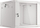 Lanberg WF01-6609-10S Rack Кабинет, 19", 9U, Ѕиден Монтажа, Сив