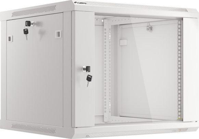 Lanberg WF01-6609-10S Rack Кабинет, 19", 9U, Ѕиден Монтажа, Сив