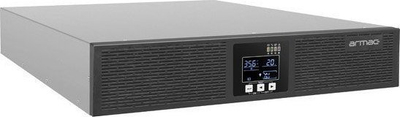 UPS Armac On-Line 3000VA, me LCD, për RACK, ngjyrë e zezë