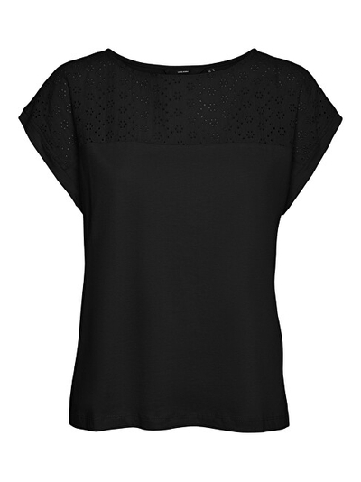 Maicë për femra VERO MODA, e zezë
