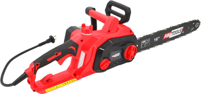 Електрична верижна пила AWTOOLS AW7J170, 2200W, водилка 16\", црвено-црна