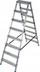 Алуминиумска скала AWTOOLS Ladder Stool, 5 чекори, 150kg, сребрена