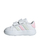 Патики за бебиња Adidas Grand Court 2.0, лесни, рециклиран материјал, бели