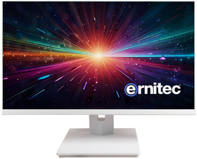 Monitor survejimi Ernitec, 24", HDMI DP, i bardhë