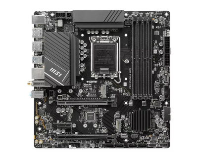 Матична плоча MSI PRO B760M-A WIFI, LGA1700, DDR5, mATX