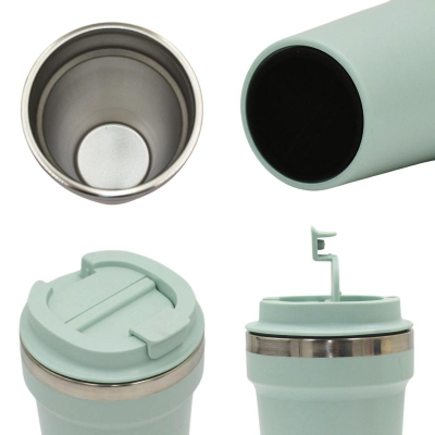 Термичка чаша Excellent Houseware Travel, 500 ml, инокс челик, зелена