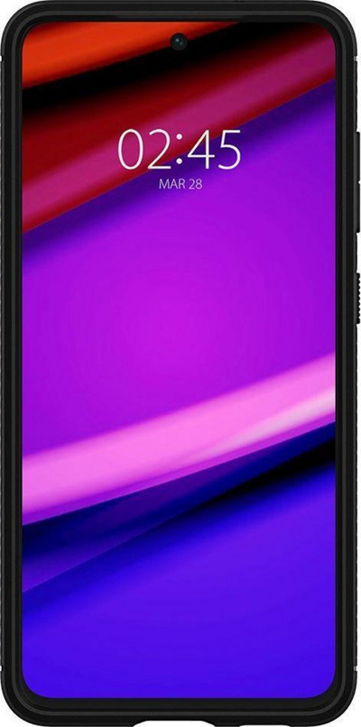 Mbrojtëse për celular Samsung Galaxy S21 FE 5G Spigen Rugged Armor, e zezë